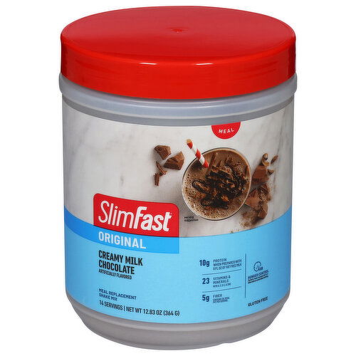 SlimFast Meal Replacement Shake Mix, Original, Creamy Mix Chocolate