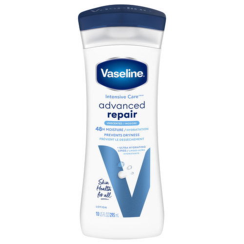 Vaseline Intensive Care Lotion, Unscented, Advanced Repair