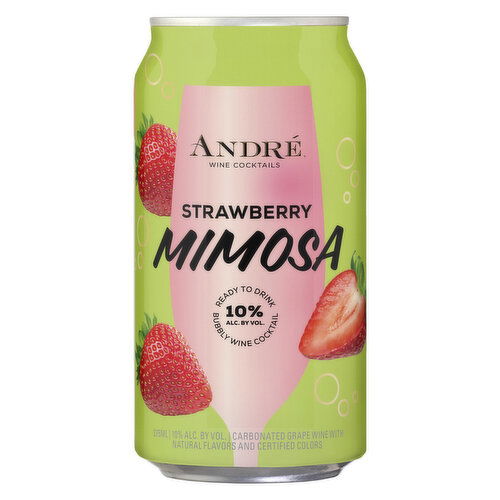 Andre Strawberry Mimosa Sparkling Wine Cocktail 375ml