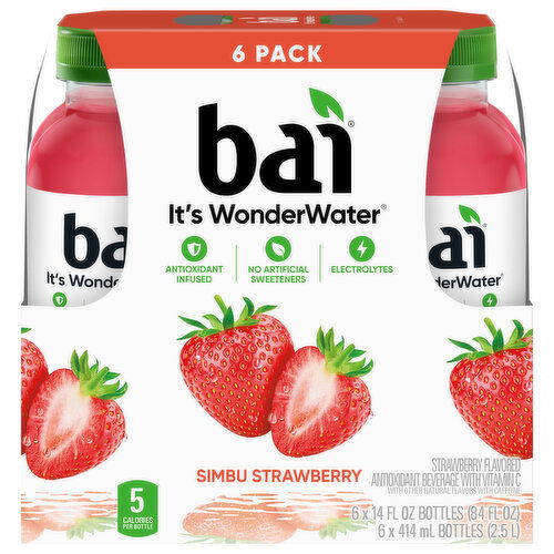Bai Simbu Strawberry Antioxidant Beverage with Vitamin C