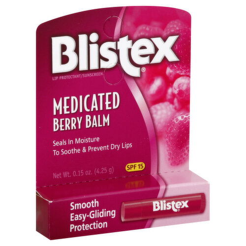 Blistex Lip Protectant/Sunscreen, Medicated, Berry Balm, SPF 15