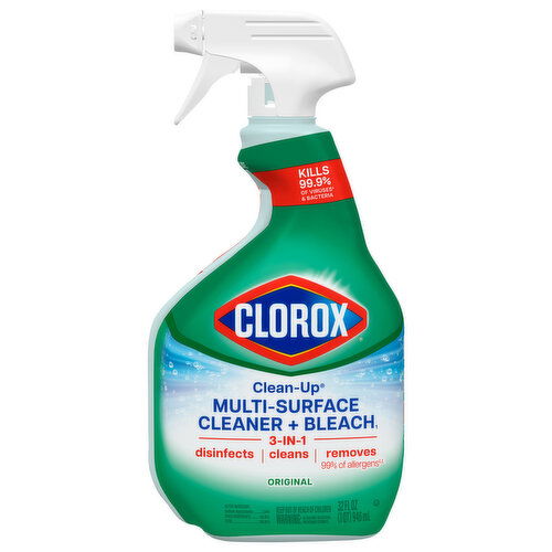 Clorox Clean-Up Cleaner + Bleach, Original, Multi-Surface