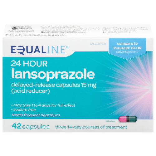 Equaline Iansoprazole, 15 mg, Capsules