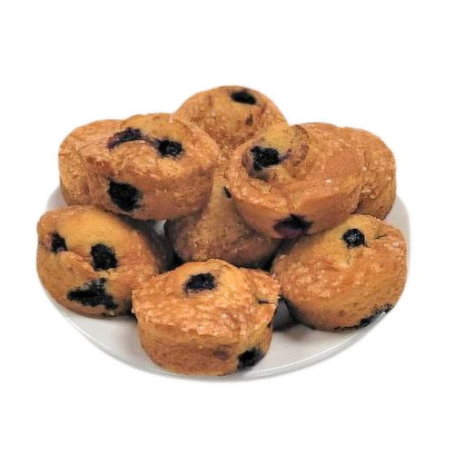 Cub Bakery Variety Mini Muffins, Blueberry, Chocolate Chip, Chocolate Truffle, 9 Count