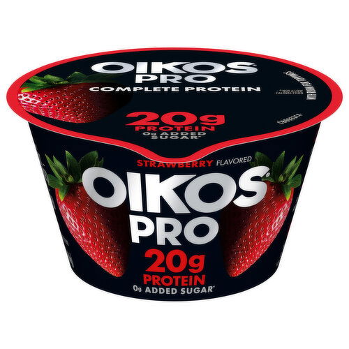 Oikos Pro Yogurt, Strawberry Flavored