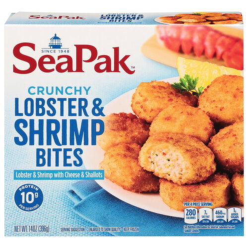 SeaPak Lobster & Shrimp Bites, Crunchy