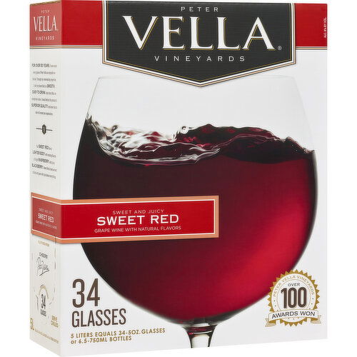 Peter Vella Sweet Red Wine 5L