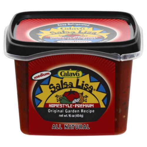 Calavo Salsa Lisa Salsa, Tomatillo Green Chile, Mild