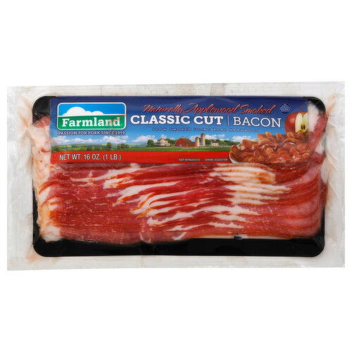 Farmland Classic Cut Naturally Applewood Smoked Bacon