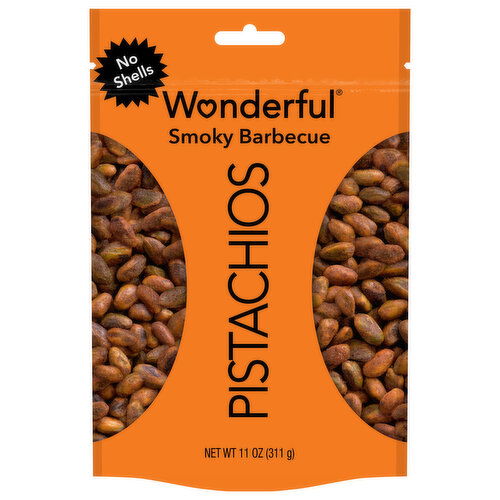 Wonderful No Shells Smoky Barbecue Pistachios