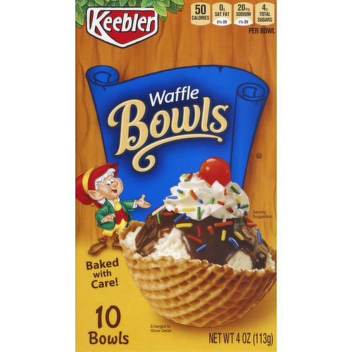 Keebler Waffle Bowls