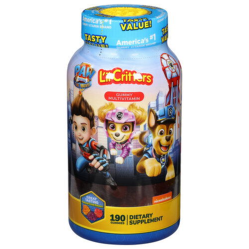 L'il Critters Multivitamin, Paw Patrol, Gummy