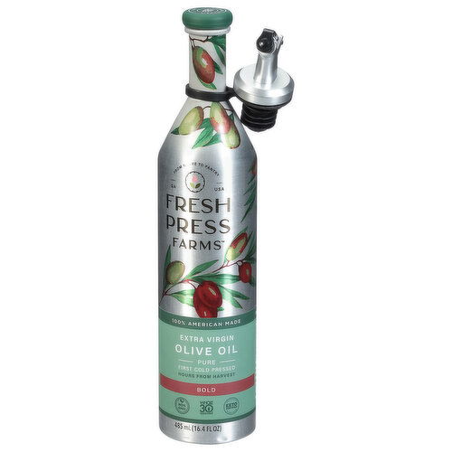 Fresh Press Farms Olive Oil, Extra Virgin, Bold