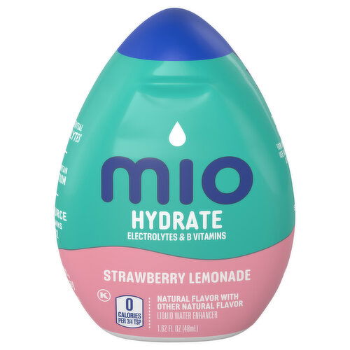 MiO Liquid Water Enhancer, Hydrate, Strawberry Lemonade