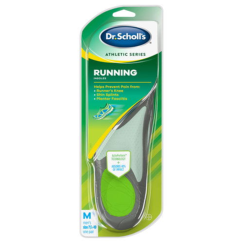 Dr Scholls Athletic Series Insoles, Running, Men's