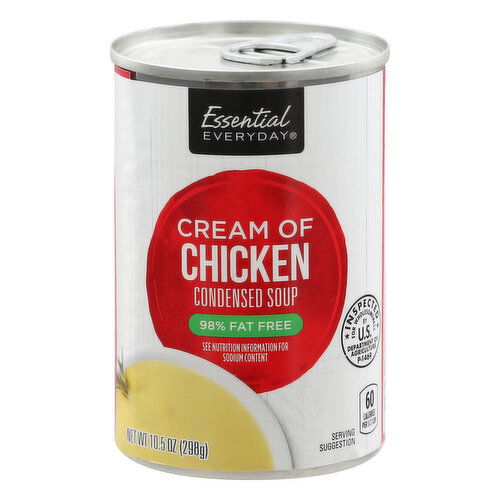 Essential Everyday Soup, Condensed, Chicken, 98% Fat Free