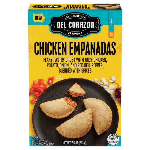 Del Corazón Chicken Empanadas