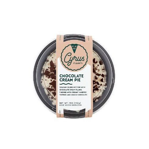 Cyrus O'Leary's Chocolate Cream Pie, 4 Inch