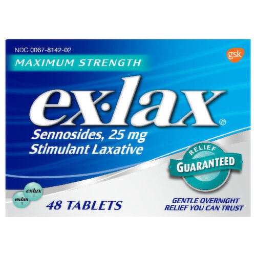 Ex-Lax Stimulant Laxative, Maximum Strength, Pills