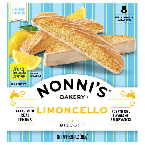Nonni's Biscotti, Limoncello