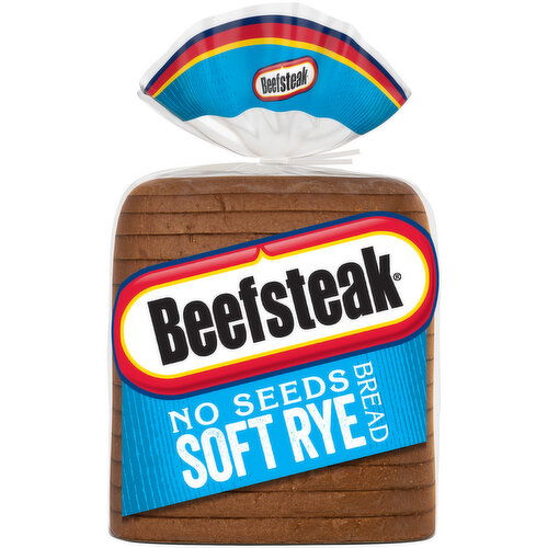 Beefsteak Shelf-Stable No Seeds Plain Rye Bread, 18 oz