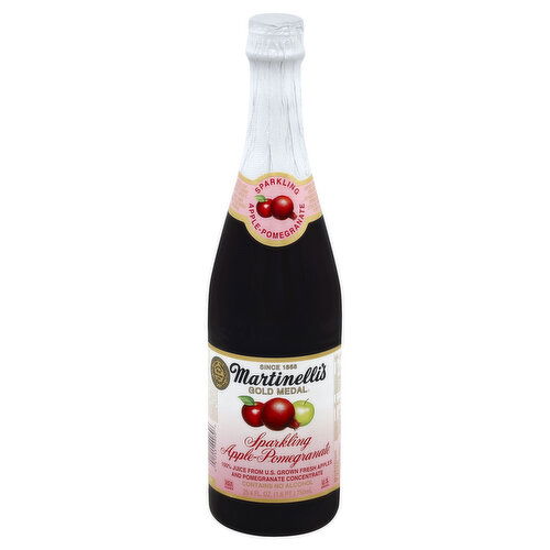 Martinelli's Gold Medal 100% Juice, Sparkling Apple-Pomegranate