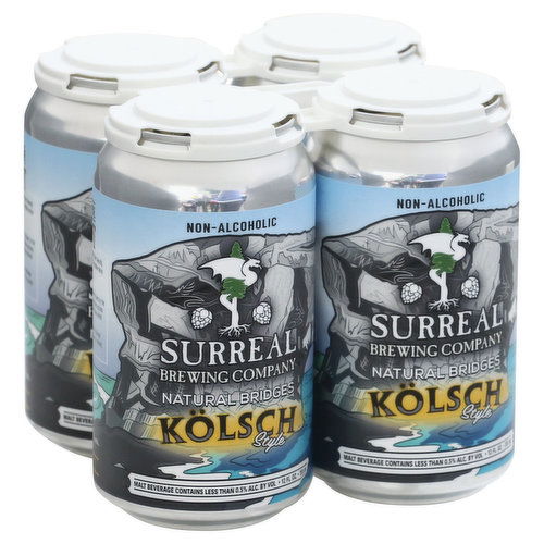 Surreal Brewing Malt Beverage, Natural Bridges, Kolsch Style