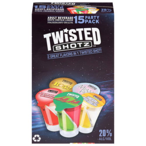 Twisted Shotz Assorted Adult Beverage Party Pack