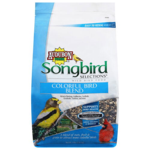Audubon Park Songbird Selections Colorful Bird Blend Wild Bird Food
