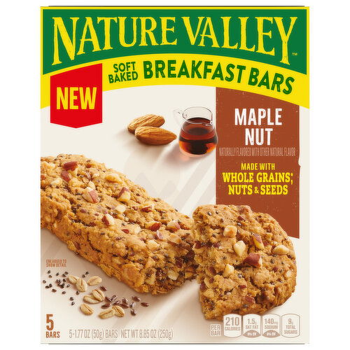 Nature Valley Soft Baked Maple Nut Breakfast Bars