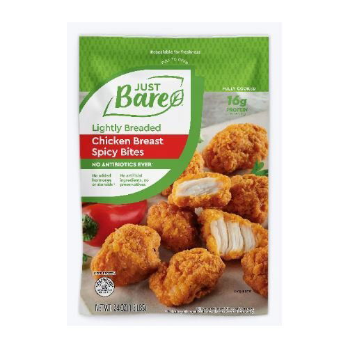 Just Bare® Lightly Breaded Spicy Chicken Breast Bites