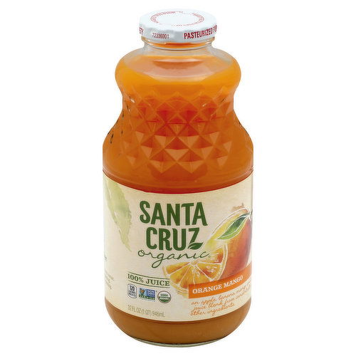 Santa Cruz Organic 100% Juice, Orange Mango