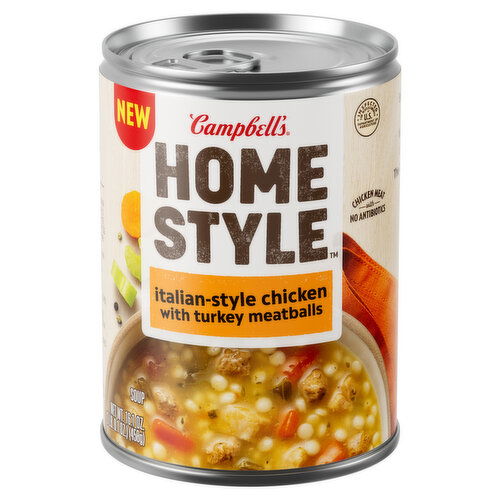 Campbell's® Homestyle Italian-Style Chicken Soup With Turkey Meatballs Soup