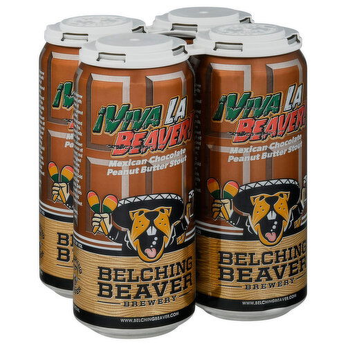Belching Beaver Brewery Beer, Mexican Stout, Chocolate Peanut Butter