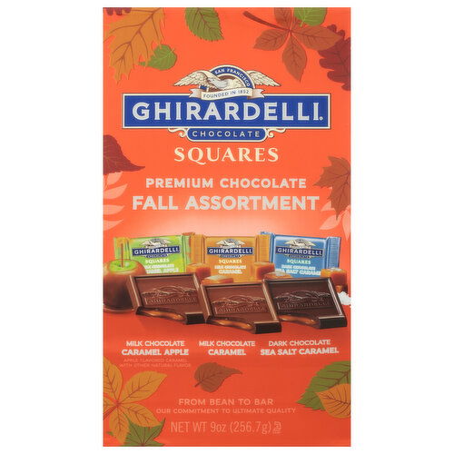 Ghirardelli Chocolate, Premium, Fall Assortment, Squares