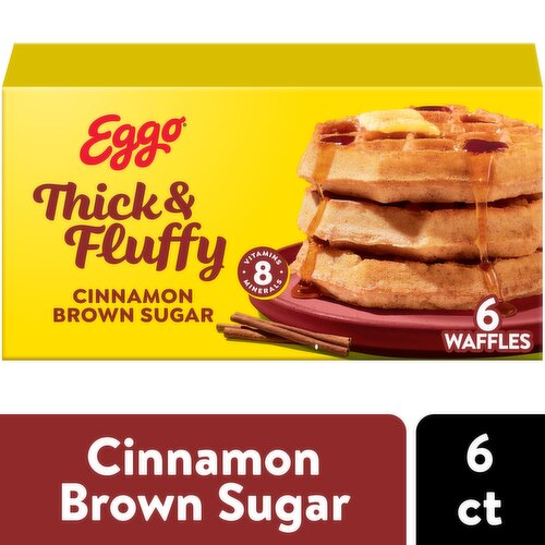 Eggo Frozen Waffles, Cinnamon Brown Sugar