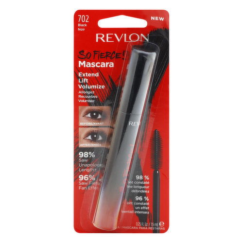 Revlon So Fierce! Mascara, Black 702