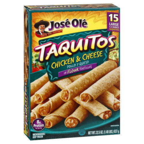 Jose Ole Taquitos, Chicken & Cheese