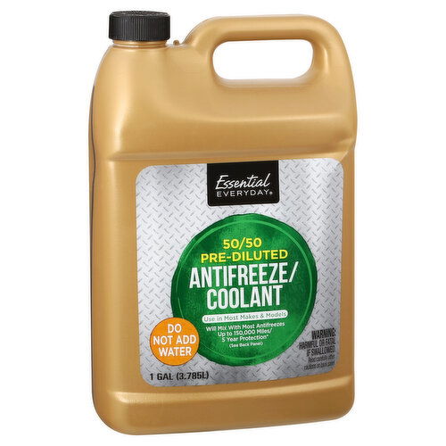 Essential Everyday Antifreeze/Coolant, 50/50, Pre - Diluted