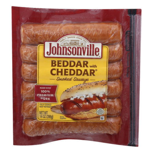 Johnsonville Sausage, Beddar with Cheddar, Smoked