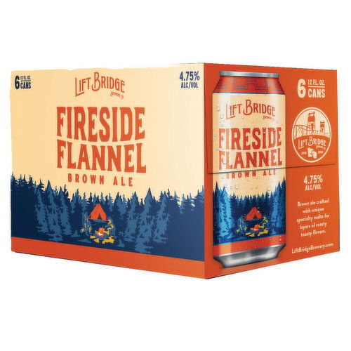 Lift Bridge Brown Ale Fireside Flannel 6 Pack