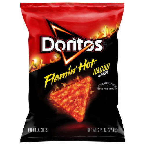 Doritos Tortilla Chips, Flamin' Hot Nacho Flavored