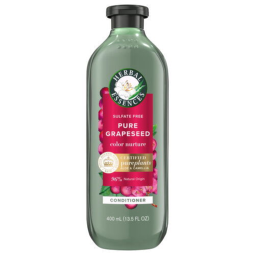 Herbal Essences Conditioner, Sulfate Free, Pure Grapeseed, Color Nurture