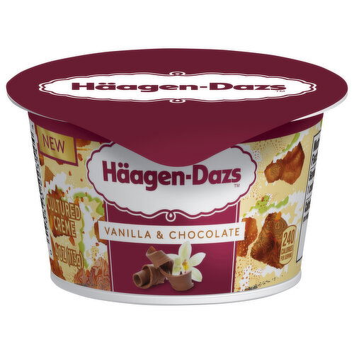 Haagen-Dazs Cultured Creme, Vanilla & Chocolate