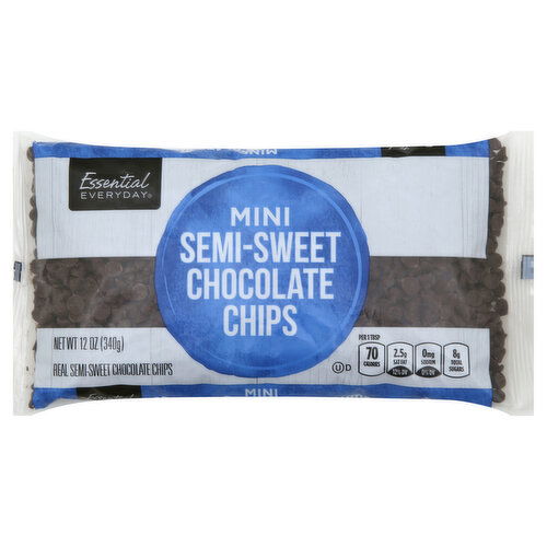 Essential Everyday Chocolate Chips, Semi-Sweet, Mini