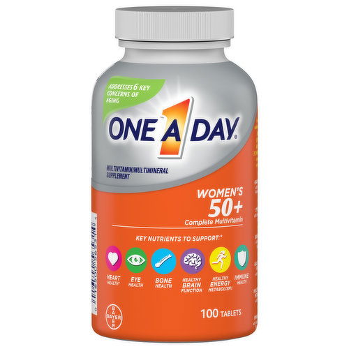 One A Day Multivitamin/Multimineral Supplement, Women's 50+, Tablets