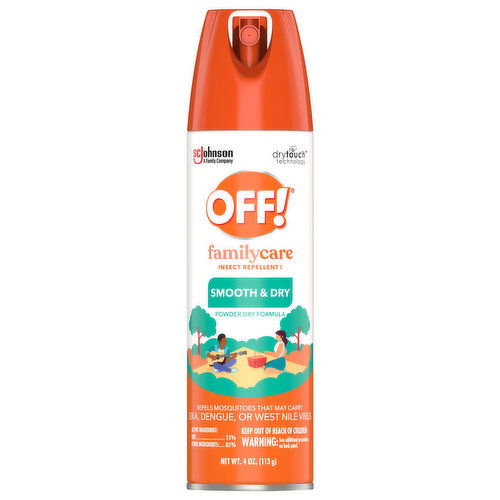 Off! FamilyCare Insect Repellent, Smooth & Dry