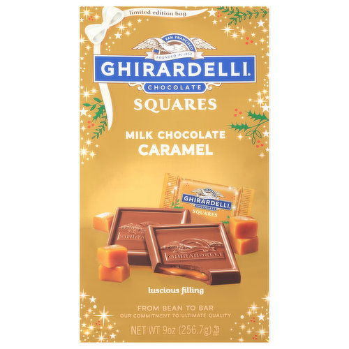 Ghirardelli Chocolate Squares, Milk Chocolate, Caramel