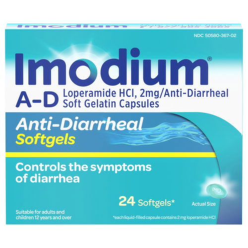 Imodium Anti-Diarrheal, Softgels