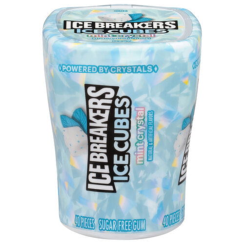 Ice Breakers Sugar Free Ice Cubes Mint Crystal Gum